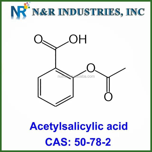 pharmaceutical raw material aspirin/acetylsalicylic acid 99% min