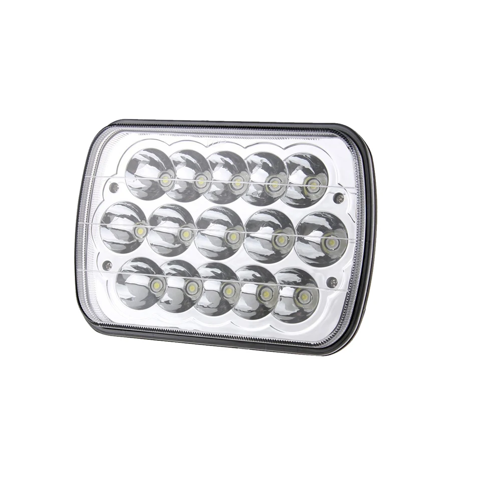 7inch 45W 7x6 high low Sealed Beam LED Driving Headlamp For SUV ATV car auto agriculture equipment tractor parts