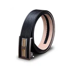 Customized Logo Ostrich Skin Leather Mens Belts with Automatic Buckle