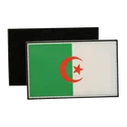 Algeria National Country Flag Patch Algerian PVC Souvenir Applique Patch