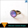 Universe Astronomy Scientist Gifts 12mm Glass Dome Mysterious Space Galaxy Ring