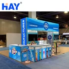 Trade Booth Booth Design Custom Printed LED Backlit Trade Show Booth For Sale