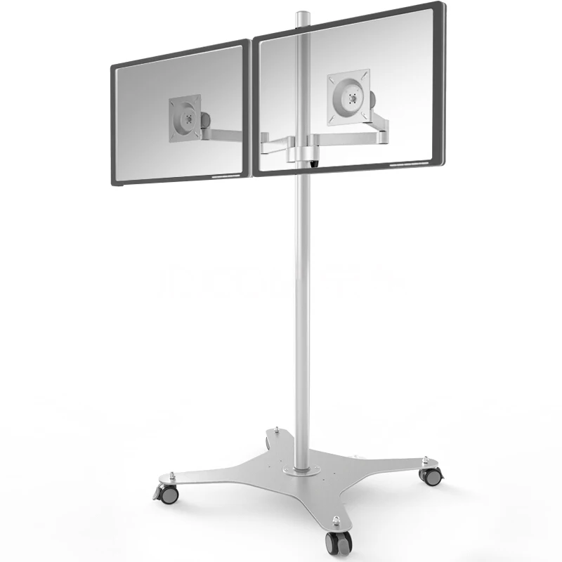 Dual Monitor Stand With Aluminum Arm Adjustable height Floor stand For 2 LCD Screens Up to 32 inch, Silver
Dual Monitor Stand With Aluminum Arm Adjustable height Floor stand For 2 LCD Screens Up to 32 inch, Silver