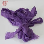 Purple HDPE fruit and vegetable mesh net bag packing