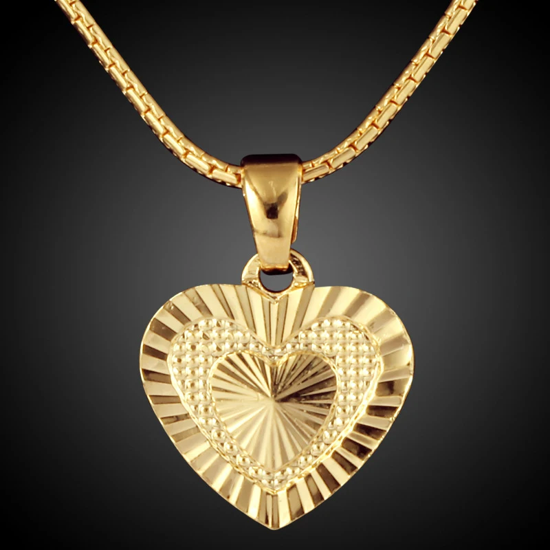 Fashion High Quality Custom Logo 18K Gold Plated Heart Necklace Pendant For Women Jewelry
Fashion High Quality Custom Logo 18K Gold Plated Heart Necklace Pendant For Women Jewelry