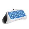 For PS4 SLIM 2.4G Wireless Keyboard Keypad Message Chatpad Blue/White For PS4 Controller