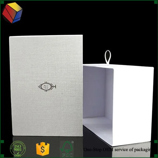 custom made white kraft new design paper gift box
