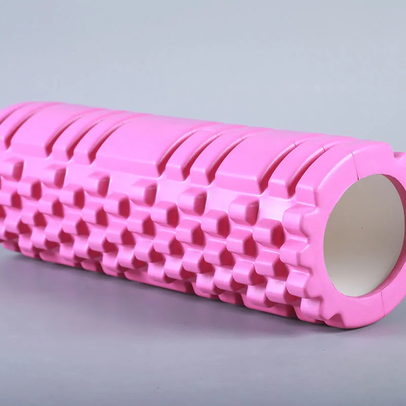 Medicine foam roller 12"4" with grid for deep tissue massage and muscle therapy eva yoga roller fitness equipment