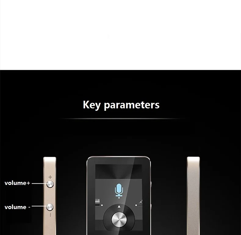 GERUIDA NEW MP3 Bluetooth MP4 Portable Video Player 8GB Metal Music Player With Voice Recorder Support TF Video FM Watch Picture (16)