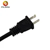 Black AC US Plug 2-Prong Laptop Adapter Power Cord Cable Lead 2Pin