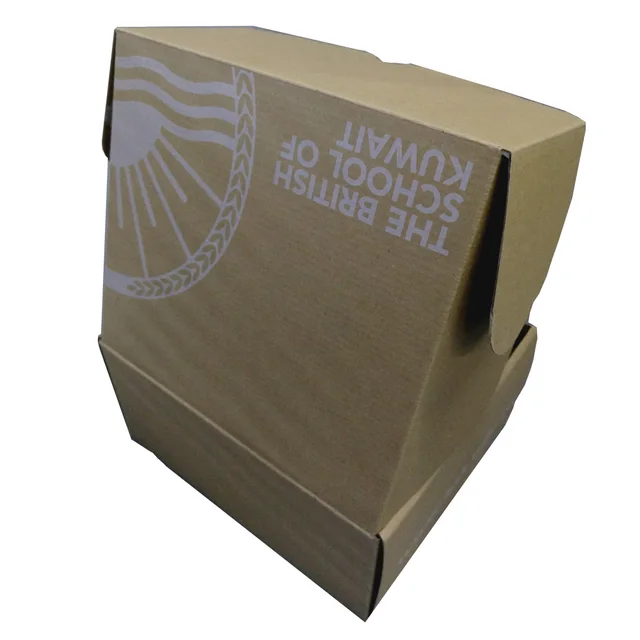 carton box flat pack small mail paper kraft corrugated box