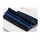 organic cotton twill jean pacific blue denim fabric