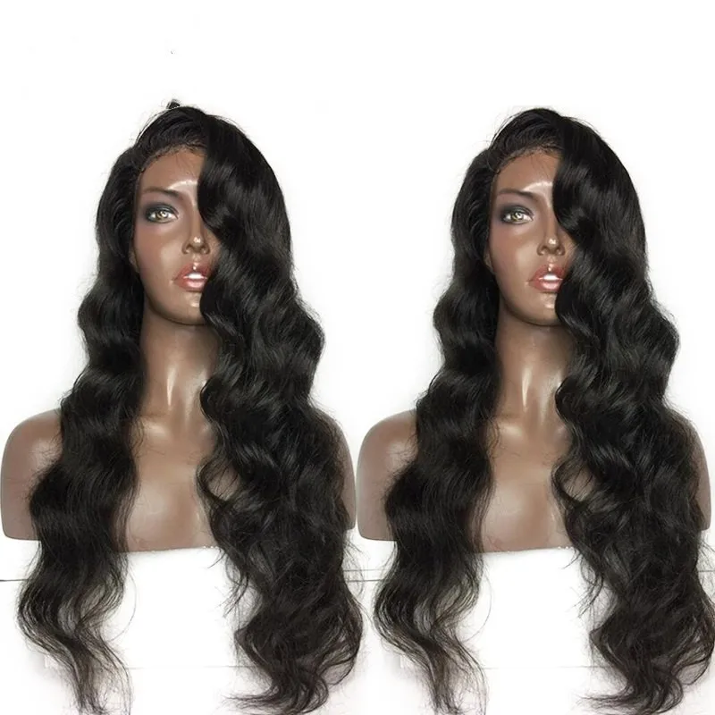 Natural Black Color 8 To 24 Inch Brazilian Lace Front Wig Body Wave Hair Wig, Natural color lace wig 
Natural Black Color 8 To 24 Inch Brazilian Lace Front Wig Body Wave Hair Wig, Natural color lace wig