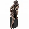Life Size Casting Bronze Nude Sexy Woman Statue