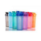 低 MOQ 食品グレードの Bpa フリー 700 ミリリットルプラスチック卸売プロテインシェーカーボトル