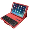 Wireless Detachable Keyboard Lychee Leather Cover Full Coverage Tablet Case For Apple iPad 9.7 2018
