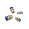 Fast selling product male threaded pipe connector 4/6/8/10/12mm tube chinese one touch connector