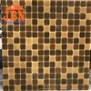 mix muddy color dark brown 23x23 chip size ceramic mosaic pool tiles glass mosaic