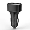 Newest design cheap price fast speed car charger portable universal 3 usb ports usb cable car charger