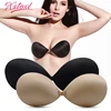 Women's Sexy Strapless Lingerie Ladies Push Up Self- adhesive Bra Nude Black Cheap Reusable Invisible Silicone Bralette ABCD
