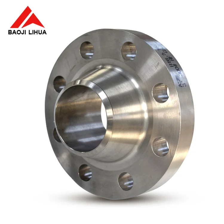 ANSI B 16.5 Ti GR12 titanium WNRF flange 6 INCH CL600