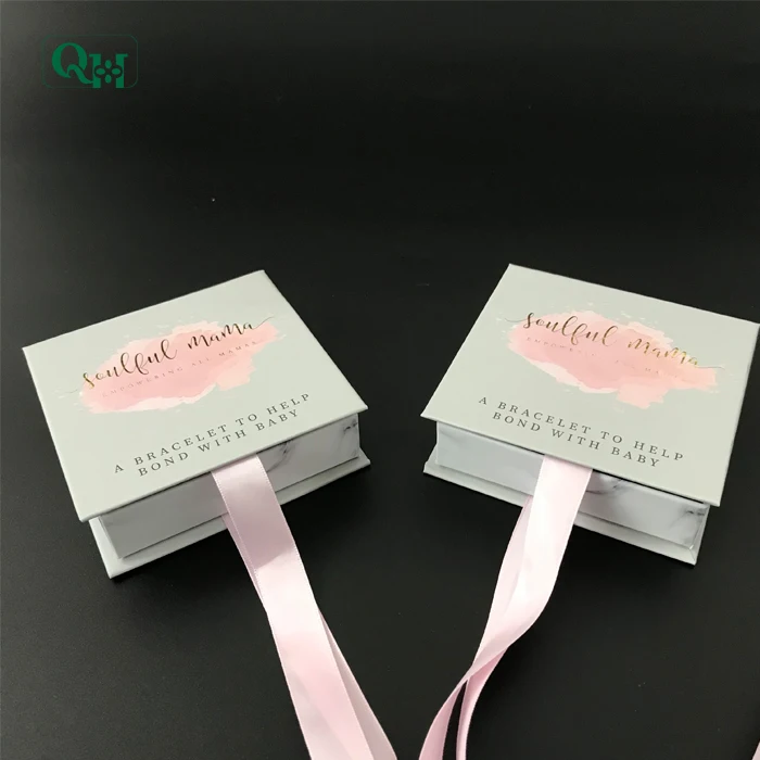 custom logo jewellery luxury packaging white gift jewelry paper