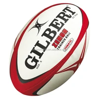 wholesale promotional good quality inflatable customized pvc leather rugby ball small MOQ