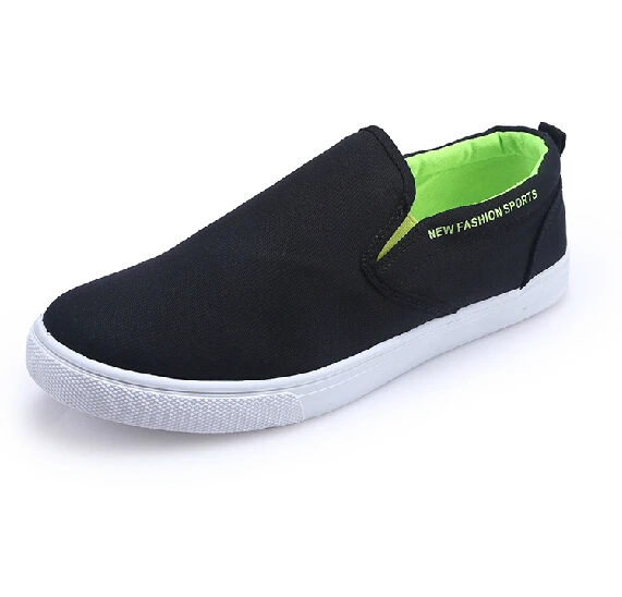 Men Loafers 2015 New Summer Solid Canvas Casual Breathable Moccasins Slip On Men Shoes Black Red Blue