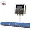 wall mounted clamp on type ultrasonic flowmeter water flow rate measurement