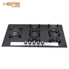 Hot sale tempered glass 90cm built in gas stove (PG9051LG-ECBA)
