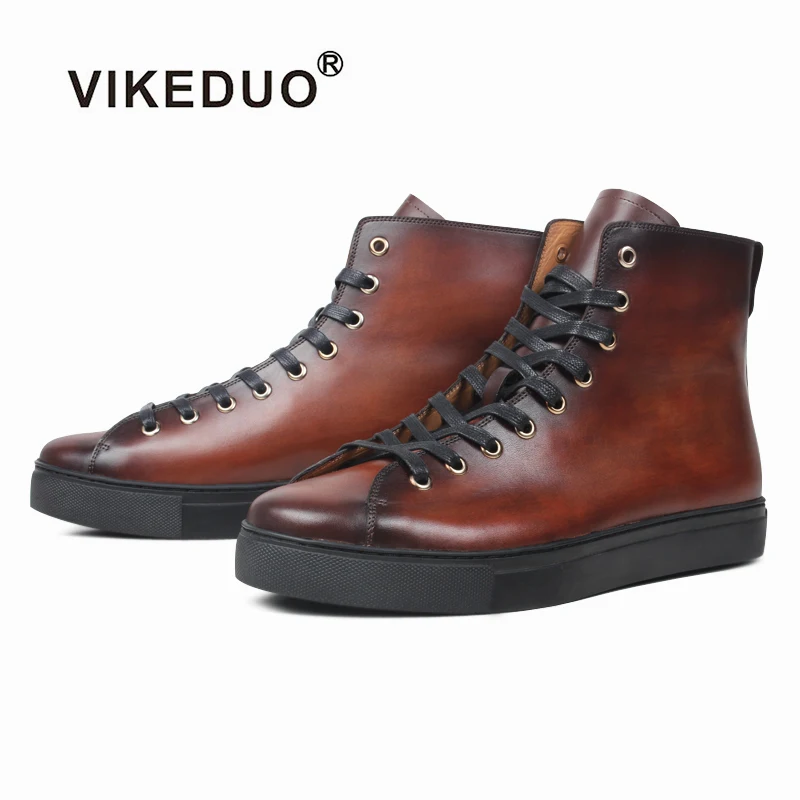 Vikeduo Hand Made New Special Design Your Own Factory Custom Footwear Casual Mens Shoes Leather Shoes, Brown
Vikeduo Hand Made New Special Design Your Own Factory Custom Footwear Casual Mens Shoes Leather Shoes, Brown