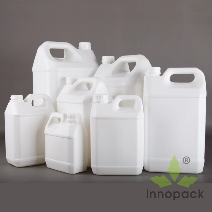 White Food Grade Hdpe Small 5 Liter Jerry Can With Screw Cap For Oil