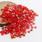 XULIN Manufacturer Supply Non Hot Fix Resin Flat Back Stone DIY Resin Rhinestone