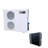 Monobloc dual inverter pool heat pump water heater and cooler with lower running noise for air conditioning