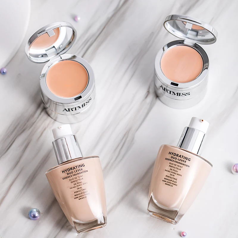 Wholesale or custom private label vegan beauty cosmetics 2 in 1 cream and liquid foundation makeup liquid foundation, 2 colors
Wholesale or custom private label vegan beauty cosmetics 2 in 1 cream and liquid foundation makeup liquid foundation, 2 colors