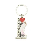 Wholesale Custom Gift Souvenir Wedding love Keychain with i love you
