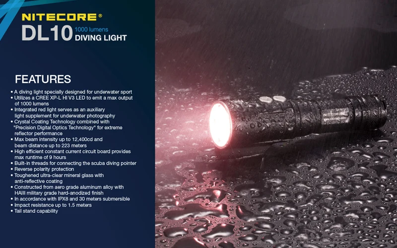 Nitecore DL10 Diving Light (20)