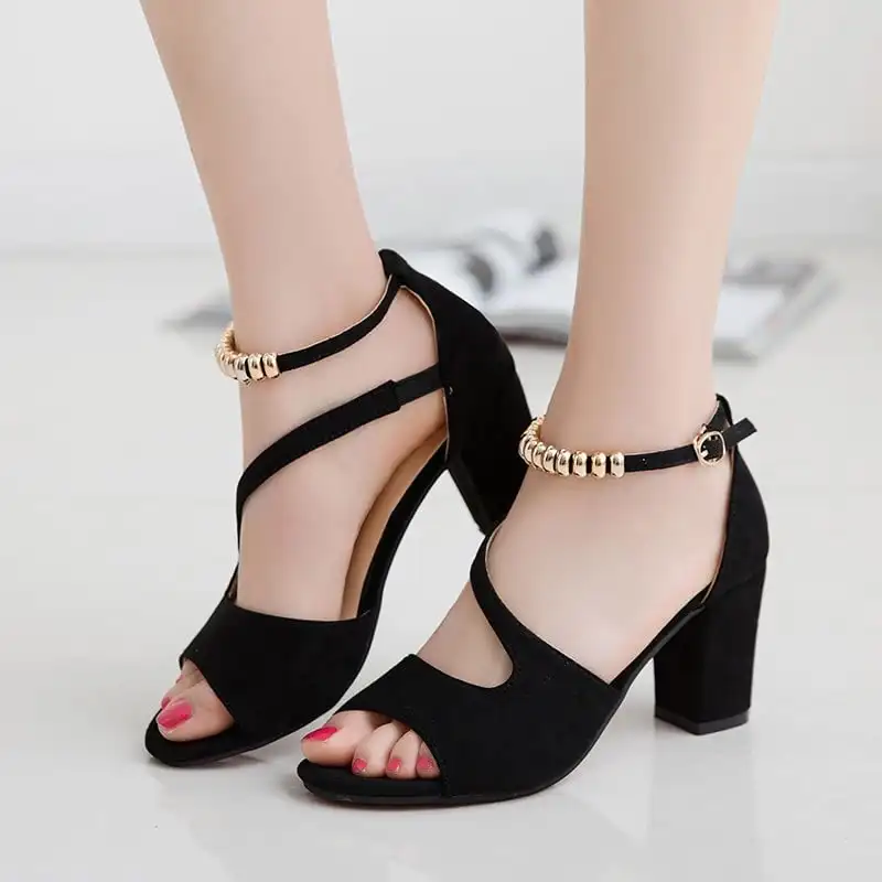 Summer New Women Roman Thick Heel Sandals High Heel Casual Fish Mouth Large Size Women's Shoes
Summer New Women Roman Thick Heel Sandals High Heel Casual Fish Mouth Large Size Women's Shoes