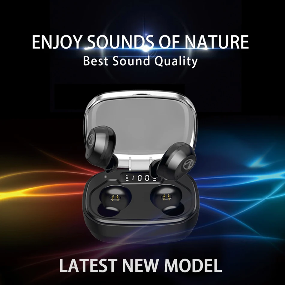 TWS X10 Plus IPX7 Waterproof Wireless Earbuds Bluetooth 5.0 Stereo Music Earphone Earpiece Sport Headphone 1600mAh Charging Case - ANKUX.COM