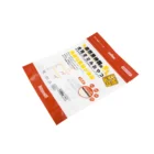 Custom Plastic Packaging Food Ziplock Bag Transparent Printed Pvc Zipper Bag