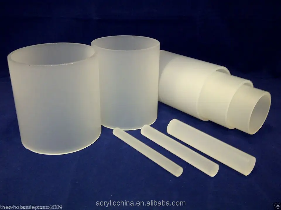 Wholesale high quality frosted acrylic tube