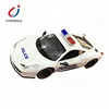 4 channel plastic 1 8 scale model toy rc police car toy with light