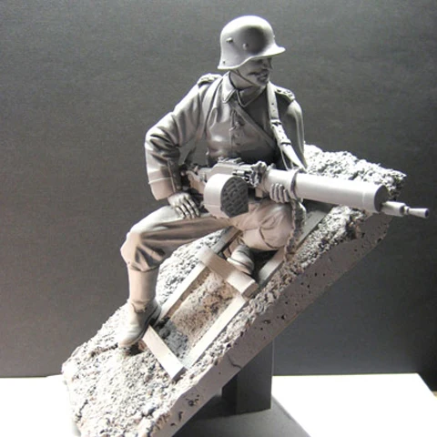 Details about   1:32 WW2 German Anti Tank Soldier Resin Figure Model Kit Unassembled Unpainted 