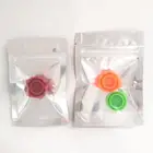 custom plastic mylar smell proof ziplock baggies aluminum foil bags packaging stand up pouch with window