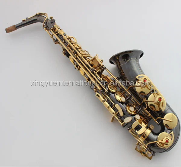 black alto saxophone photo
