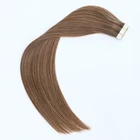 Wholesale 100% real hair straight Tape in hair extensions hair weave for woman