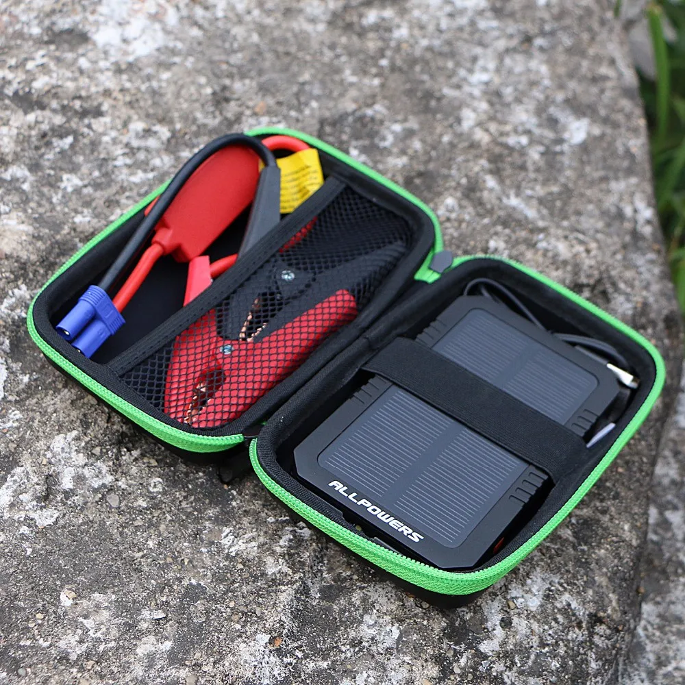 Allpowers Real 6000mah Solar Car Jump Starter Power Bank Mini Portable