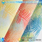 ECO-friendly tc backing colorful 0.6mm synthetic fabric leather with glitter