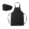 Personalized logo Chef's Apron Hat Set for Kids