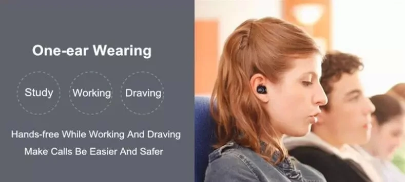 TWS Bluetooths Earphones Headsets X18 Wireless Headphone Handsfree Earbuds Sports Earphone Phones With Mic - ANKUX.COM